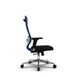 Кресло офисное МЕТТА B 2b 19/2D, Основание 17834 Комплект 3 Синее Черное