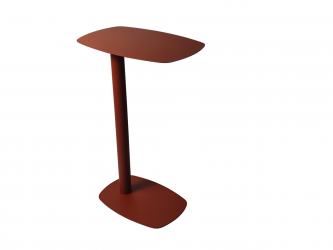 Журнальный стол Еанна Л металл красный / Eanna L