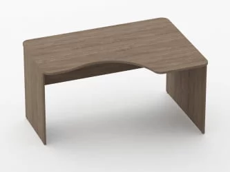 Стол угловой Глассй 1.14.14Пр Дуб Верцаска / Glassy