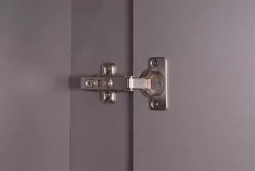 Двустворчатый гардеробный шкаф Ольга-Лофт 3.1 Дуб Крафт золотой Темно-серый