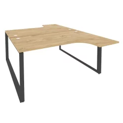 Рабочая станция на О-образном м/к ОНИКС О.МО-Д.СА-4 Тиквуд Светлый/Антрацит / ONIX O.MO-D.SA-4