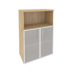 Шкаф средний широкий ОНИКС О.СТ-2.2Р Тиквуд Светлый / ONIX O.ST-2.2R