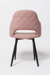 Стул для гостиной К14 black Розовый (РС-12\ч)