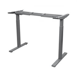 Подстолье для стола с электроприводом и регулировкой высоты 2 мотора, память 3 уровня высоты, серый
