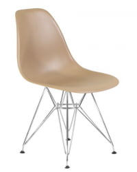 Стул обеденный ДОБРИН ДСР (ножки хром, цвет бежевый (ГР-03)) 4 шт / DOBRIN DSR (GR-03))