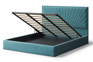 Кровать Леона, 2000*1200 мм, бирюзовый