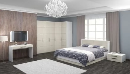 Шкаф-пенал Вива ШР-1 Белый Белый глянец