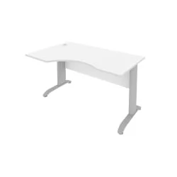 Стол криволинейный левый Рива ПЛ.СА-2 Л Белый / Riva