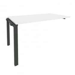 Наборный элемент рабочей станции на П-образном м/к ОНИКС О.МП-1.НРС-3.8 Белый Бриллиант/Антрацит / ONIX O.MP-1.NRS-3.8