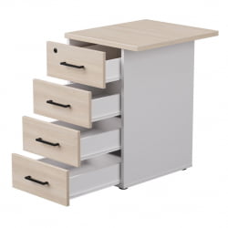 Тумба приставная с топом Everprof EVO 254Т1203 Дуб Соната Белый