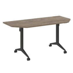 Стол складной мобильный КС-Пулл КС.М-7.Т2 Тиквуд Темный/Антрацит / X-Pull X.M-7.T2