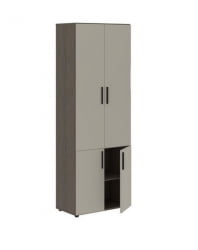 Шкаф с глухими средними и малыми дверьми VELION VHCS 80.3 Аметист Дуб Сильвер