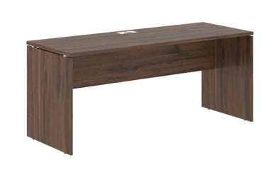 Стол письменный ЕДИС ЕДСТ 1767 Дуб Денвер темный Белый / EDIS EDST