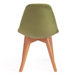 Стул CINDY SOFT (mod. C1021F1) Зеленый (HLR 54)/натуральный