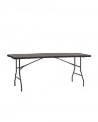 Стол складной чемодан пластиковый Кейт 180 Коричневый Стол складной чемодан пластиковый Кейт 180 Коричневый