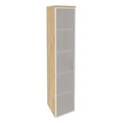 Шкаф высокий узкий левый ОНИКС О.СУ-1.10Р(Л) Тиквуд Светлый / ONIX O.SU-1.10R(L)