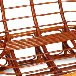 Диван MAMASAN/МАМАСАН 23/02 W /с подушкой/ 169х102х80 см, Cognac (коньяк), матрац 182х119 см, ткань серо-бежевая 3М 16/2