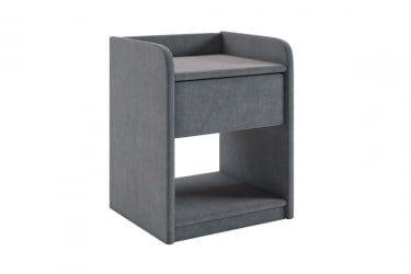 Тумба дизайнерская Аманда 2 TM-003.2 графит (велюр)