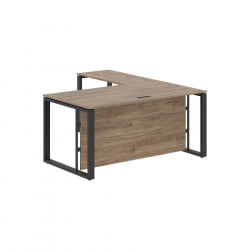 Стол с боковой приставкой ЕНИО ЕCТ 1619Х Кария Пальмира/Антрацит / ENIO ECT 1619H