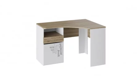 Письменный стол Оксфорд ТД-139.15.03 Ривьера Белый с рисунком