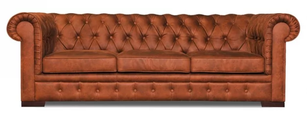 Диван трехместный раскладной Беркли 3Р Рыжий