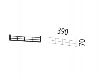Решетка для холодильника РЦ1 к ЦП Черная