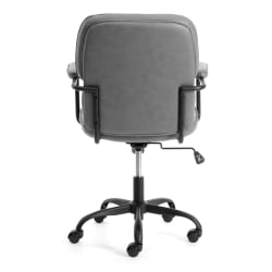 Кресло АЛПХА иск. замша, Грей (Cерый) / ALPHA Grey (Cерый)