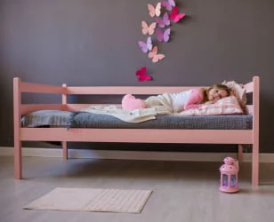 Кровать детская RooRoom VK-1р Розовая
