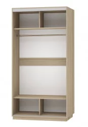 Шкаф-купе в коридор Экспресс Хит Элемент 1200кс2200х Ясень шимо светлый / 1200x2200h