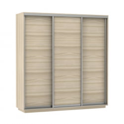 Шкаф-купе из лдсп Экспресс Трио Элемент 2100х2200х Ясень шимо светлый / 2100х2200h