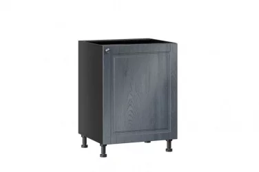 Тумба кухонная 600 Мокка ЛД 274.050.000.127 Черная Дуб фактурный антрацит