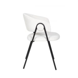 Стул Колин вельвет молочный