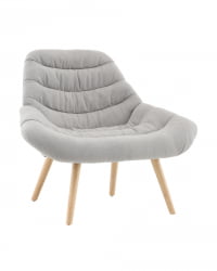Кресло Олби Страйпс светло-серый