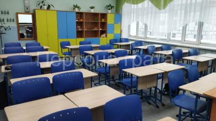 Детский стол 1-местный регулируемый (рост 3-5) 600х500 мм ЛДСП Бук/Металл Серый