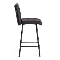 Барный стул Medeo/Медео экокожа , черный, 42х56х102 см