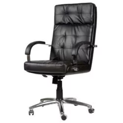 Кресло руководителя Президент хром Коричневый