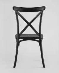 Стул пластиковый Кроссбэк Черный
