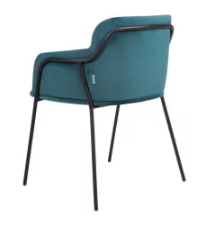 Стул Strike black Aquamarin