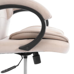 Кресло руководителя ОРЕОН металБЛ велюр, бежевый, 7 / OREON metalBL