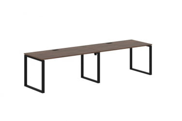 Бенч-система ЕДИС ЕКВСТ 3180 Дуб Денвер темный Черный / EDIS EQWST