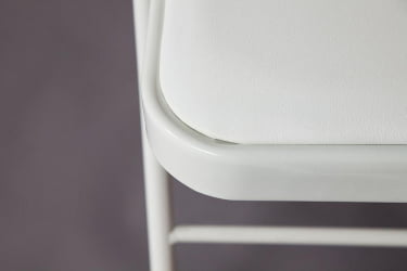 Складной стул FOLDER (mod. 032) / 1 шт. в упаковке каркас: металл, сиденье/спинка: экокожа, 41*51*76см, белый