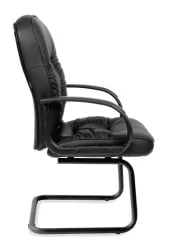 Кресло для посетителя Chairman 416V Черный глянец