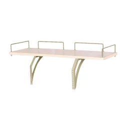 Полка задняя к столам Polka_z 1/600 (Polka_z 7/600) Клен Бежевый