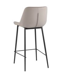 Стул барный Арч экокожа серый / Arch