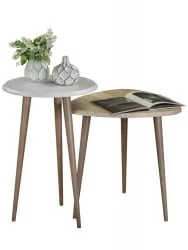 Стол журнальный BeautyStyle 2 Дуб дымчатый/шимо