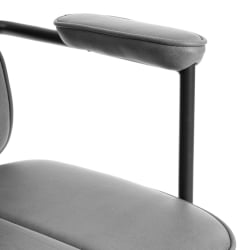 Кресло АЛПХА иск. замша, Грей (Cерый) / ALPHA Grey (Cерый)