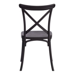 Стул CROSS (mod. PL24) пластик, 48 х 58 х 89 см, Black (черный) 05