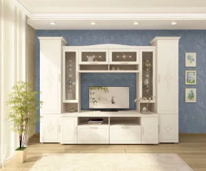 Сервант Венеция 32.07 Сосна Астрид Ваниль