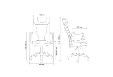 Кресло для руководителя AV 134 Черное