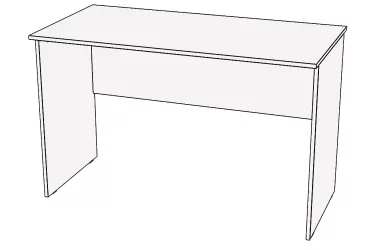 Стол офисный СО 1200-16 Белый